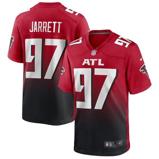 mens nike grady jarrett red atlanta falcons 2nd alternate game jersey